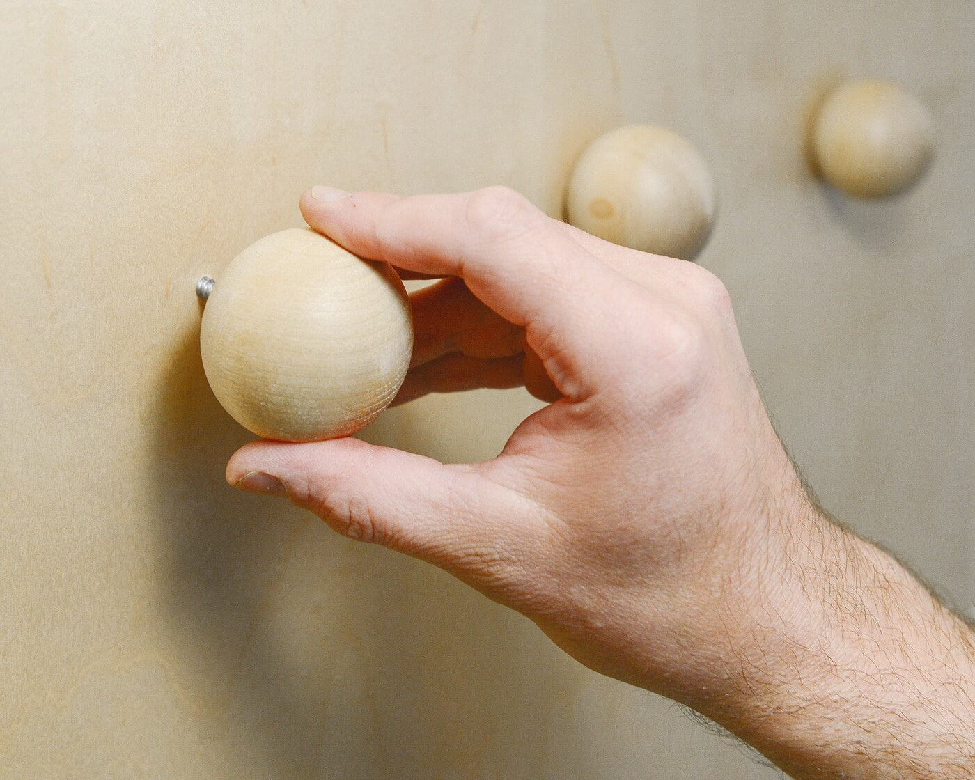 Wooden Round Wall Hooks